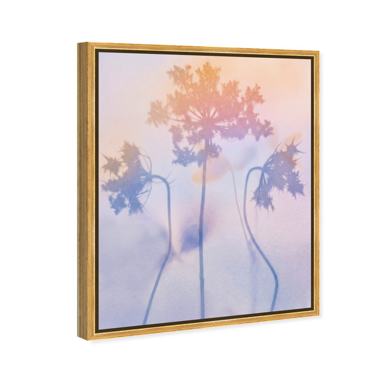 Lavender Shadows Print by Oliver Gal, 21"H x 25"W, Gold Floater Frame