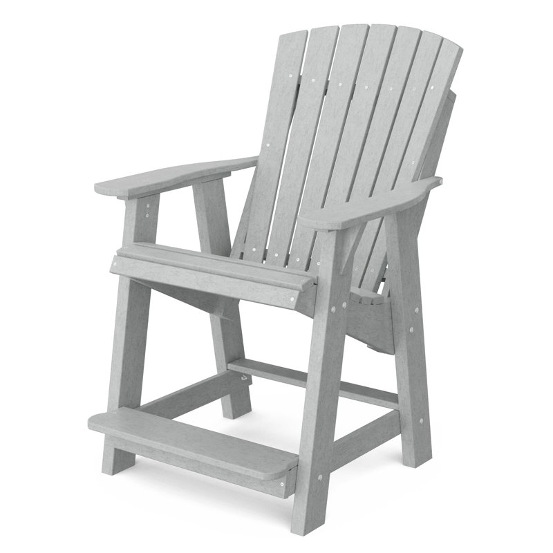 Chaise haute Adirondack Heritage, Gris clair