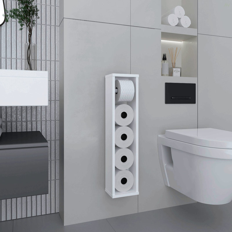 Porte-papier hygiénique Bali, Blanc