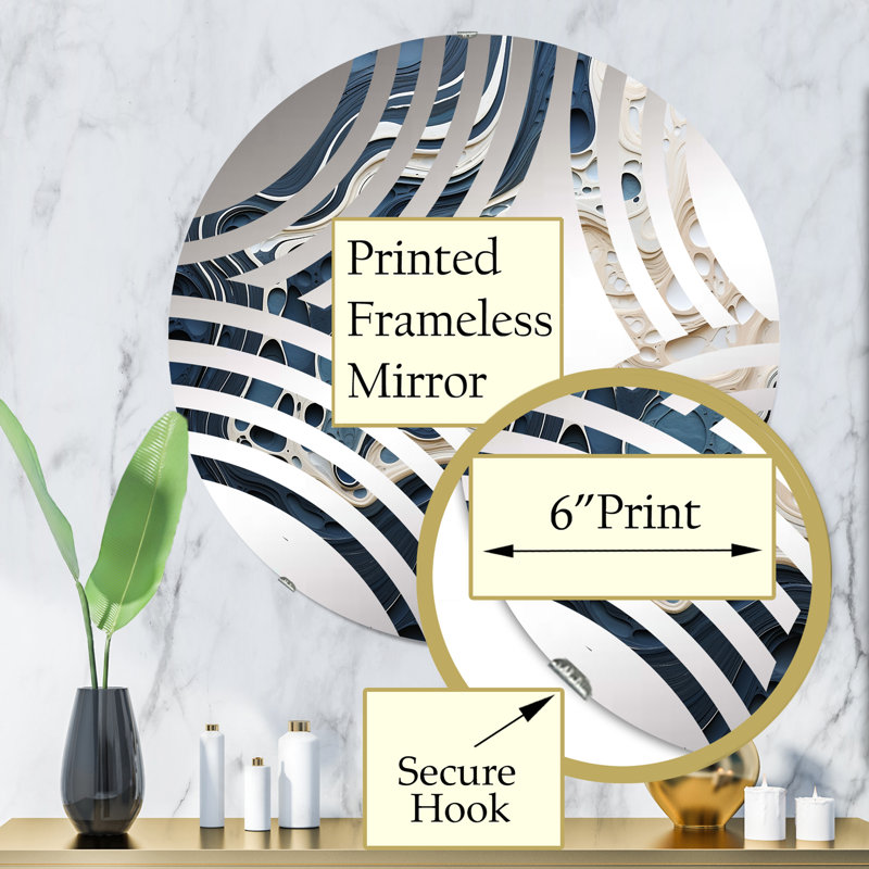 Earlen Circle Mirror, 31.4" x 31.4"