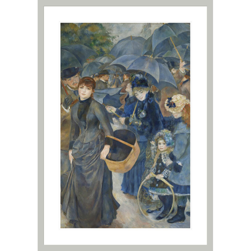 «The Umbrellas» par Pierre-Auguste Renoir, impression giclée encadrée, 41,5 po H x 28,96 po L