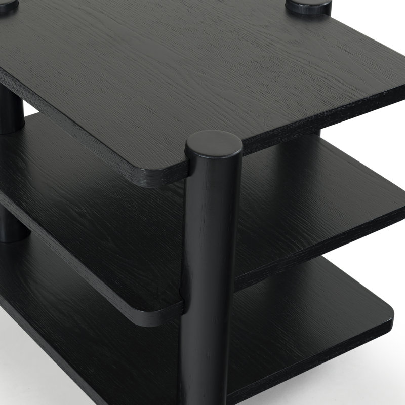 Table d'appoint Hepburn, Noir, noir, noir, noir