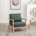 Vintage Blue Faux Leather