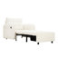 Fauteuil-lit multifonctionnel 3 en 1, long de 203 cm, en chenille, avec rangement et prise de recharge, idéal pour un salon ou un appartement. Design original.