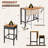 Dionysia  4 - Person Square Outdoor Rattan Dining Set with Foldable Table