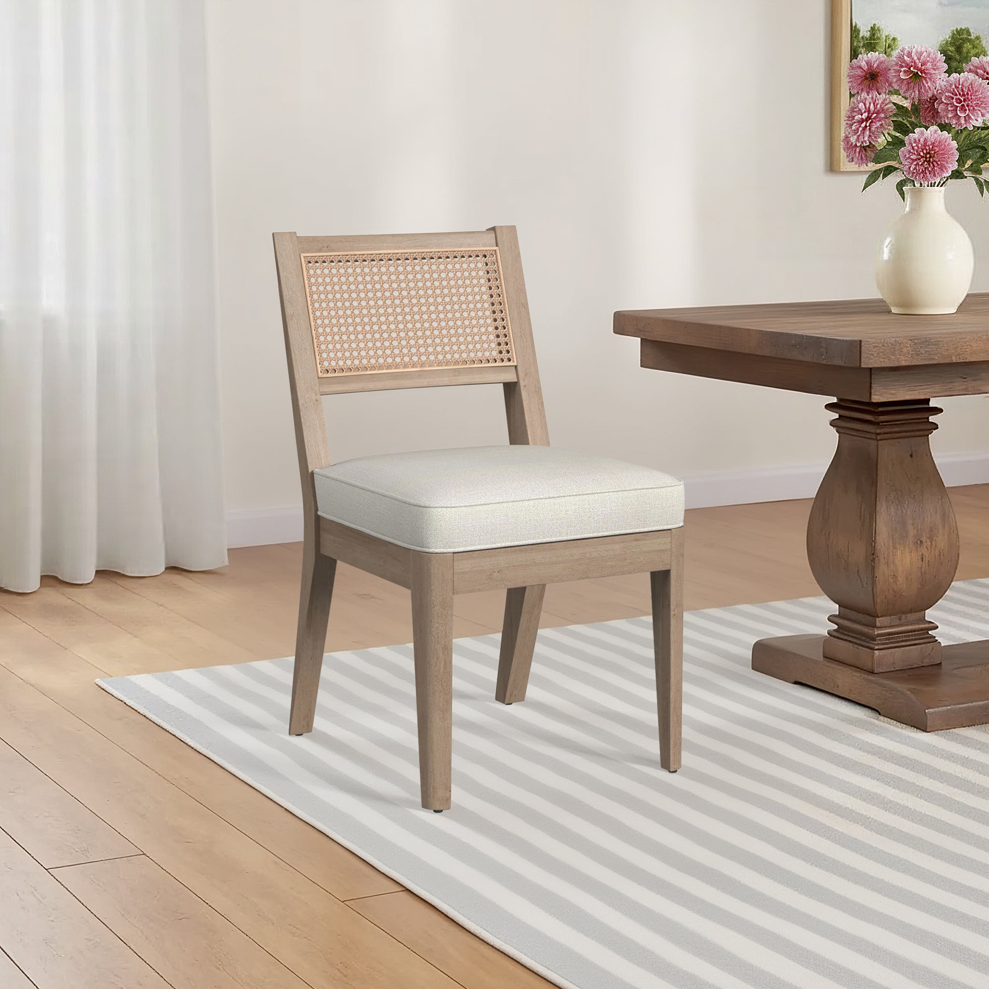 Landeros Dining Chair, Oak