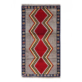 Fine Hand knotted Persian Vintage Shiraz rug 3'11'' X 5'9''