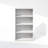 Ebern Designs Reed Open Shelf Multipurpose Bookcase, Storage Organizer, White-1136803316-1099397598