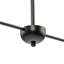 Luminaire suspendu contemporain noir mat avec 2 lumières avec 40 po Avec-123354993-123354994