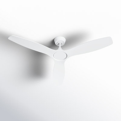 52" Willow 3 - Blade Standard Ceiling Fan with Remote Control