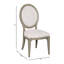 Ensemble de deux chaises d'appoint Clover
