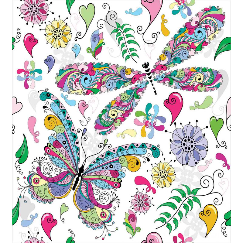 Dragonfly Cottage Americana Polyester Mixed Duvet Cover