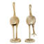 Ensemble de 2 figurines en métal Gericho