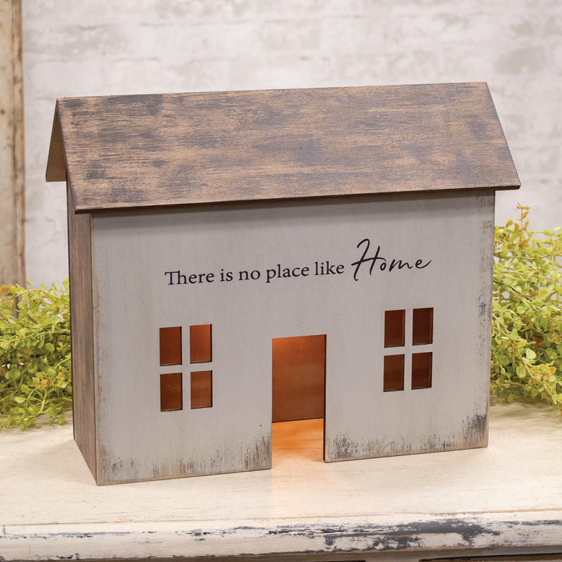 No Place Like Home Light Up Primitive House