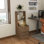 Table de chevet avec station de charge, table de chevet intelligente avec veilleuse, table de chevet moderne avec bibliothèque, tables de chevet avec armoire de rangement pour la chambre à coucher