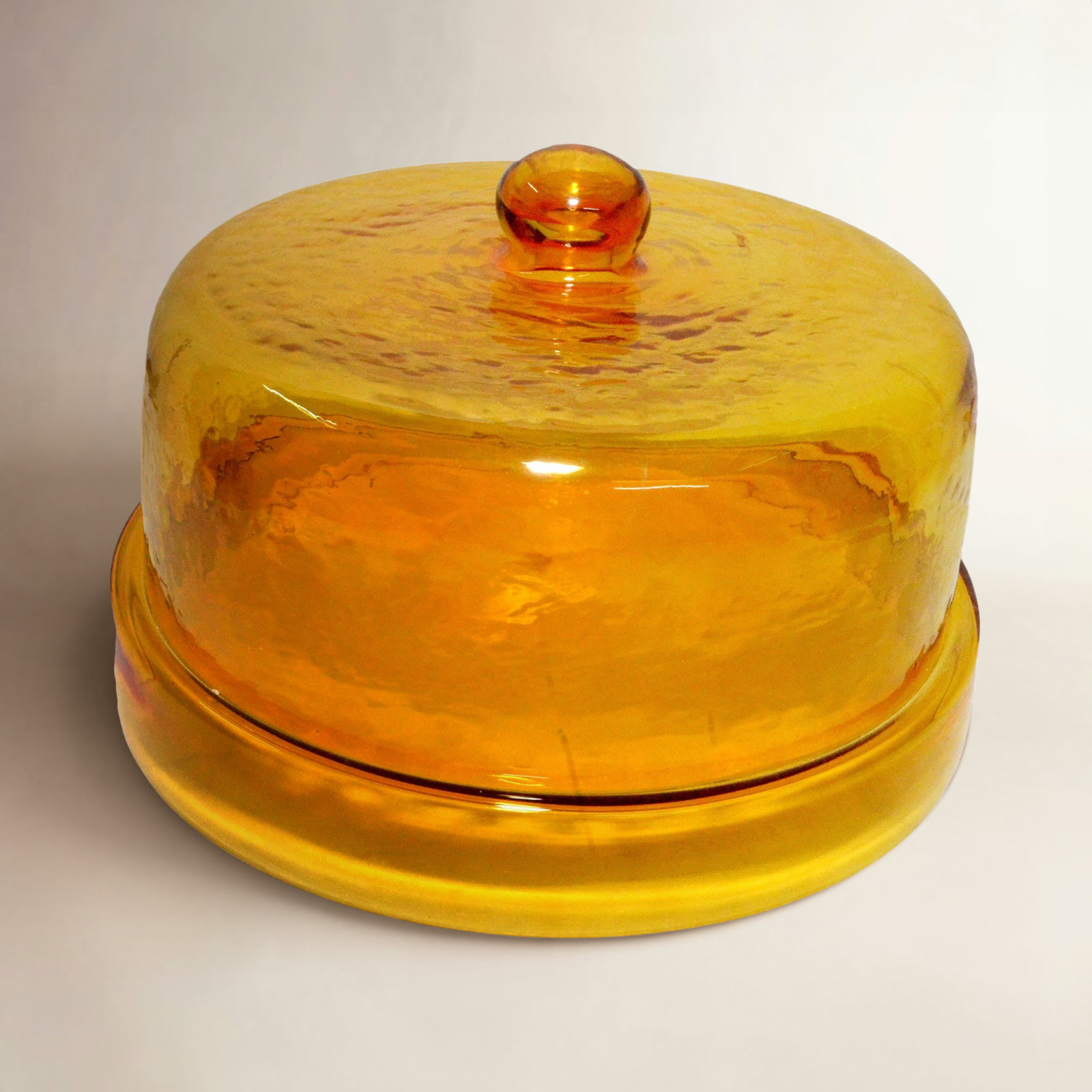 Heinrik Cake Stand, 7.5" x 11.5" x 11.5", Yellow