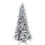 Arbre de Noël artificiel régulier (double) avec aiguilles blanches