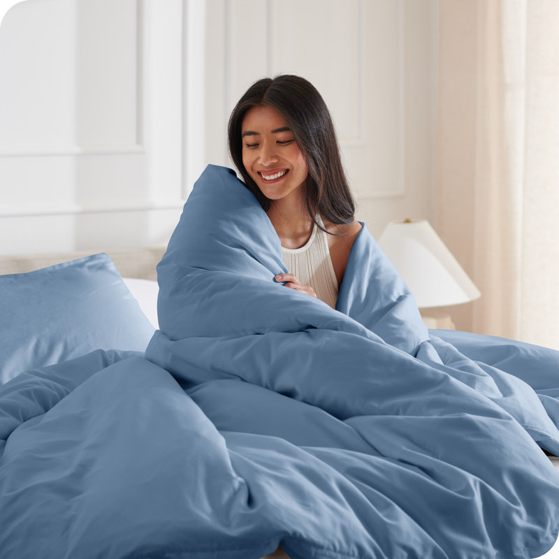 Duvet Cover, Coronet Blue, Twin/TwinXL Duvet Cover + 1 Standard Shams