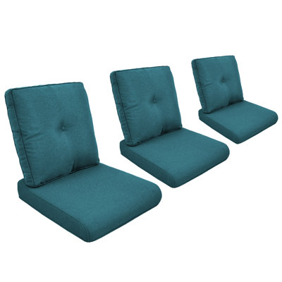 Schutt 22" W Olefin Outdoor Seat/Back Cushion with Removable Zippered Covers