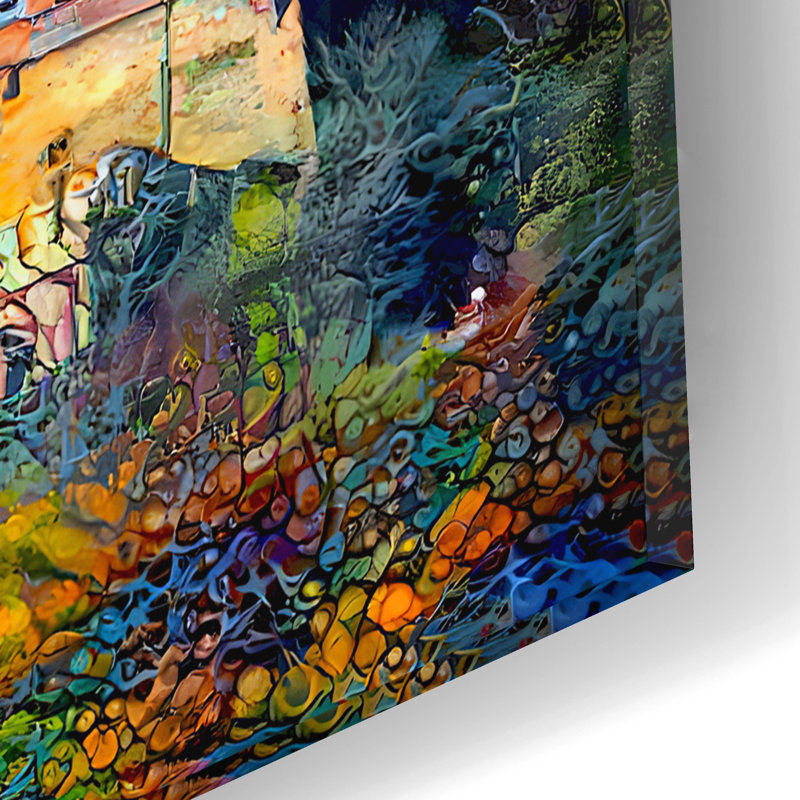 «Hohenzollern Castle», art mural en verre acrylique, H 12 po x l 16 po x P 0,13 po