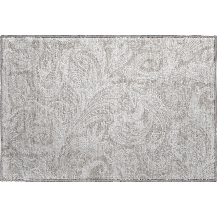 Premium Machine Washable Apodaca Taupe Rug