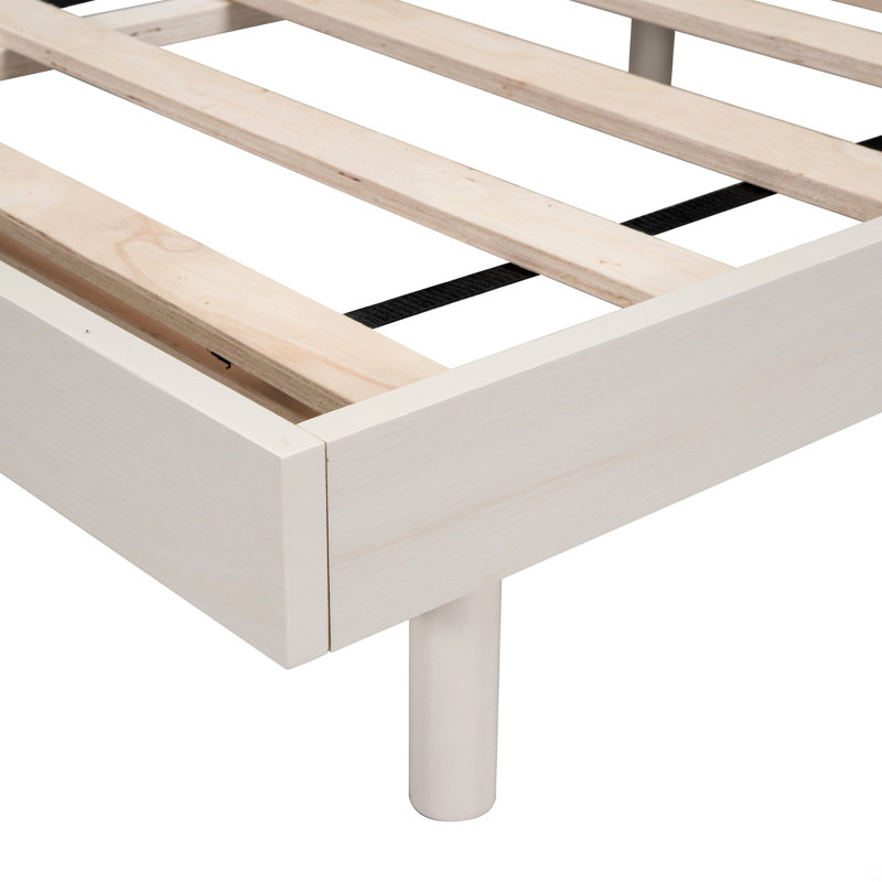 Structure de lit plateforme double