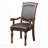 2-Piece Upholstered Armchairs - Brown Cherry