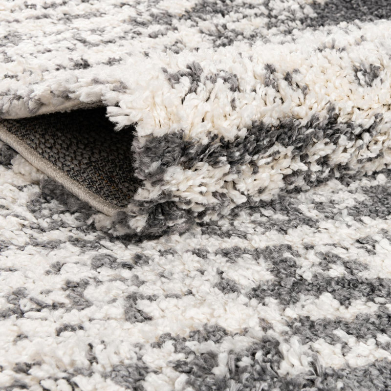 Tapis gris Trent Austin Design® Knupp, Ovale 5 pi 3 po x 8 pi