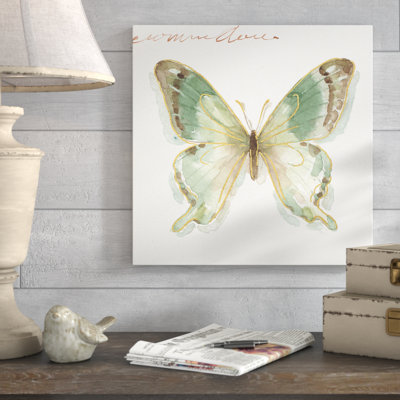 «Rainbow Seeds Butterflies IIB» par Lisa Audit, reproduction sur toile