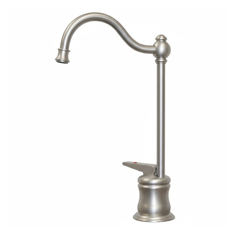 Whitehaus Collection Forever Hot Kitchen Faucet, Brushed Nickel