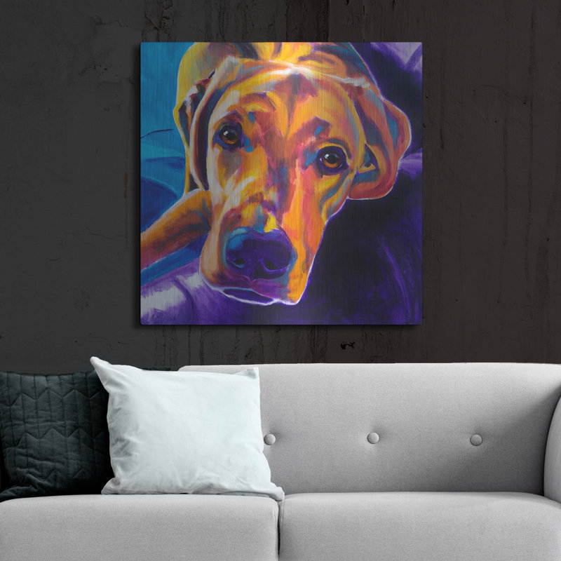 «Lab - Lil Bear» par Dawg Painter, H 36 po x l 36 po