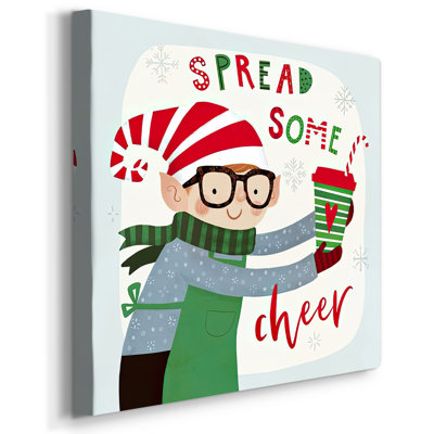 Santa's Foodtruck II - impression sur toile tendue