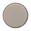 Grand tabouret rond, rembourré, beige