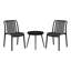 Chaise d'extérieur 3 pièces avec table d'appoint 3 pièces-1136787167