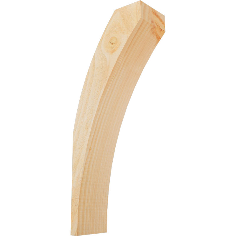 Genouillère Thorton, Sapin Douglas de 4 po (sciage brut), 8 po X P 20 po H