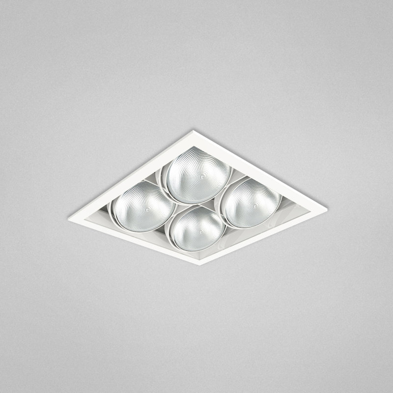 Ensemble de 4 lumières encastrées multiples 4 lumières