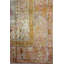 Tapis unique jaune / or / saumon 4 pi 5 po x 7 pi Angora Angora