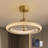  Waynetta 22" Dimmable Crystal Ceiling Fan with LED Lights