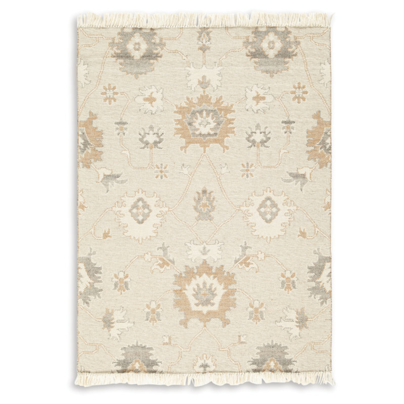 Ahnalee Floral Indoor Rug, Rectangle 5' x 7'