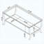 Ensemble de 3 tables basses modernes, ensemble de salon complet et ensemble de tables d'appoint-129866773-129866774