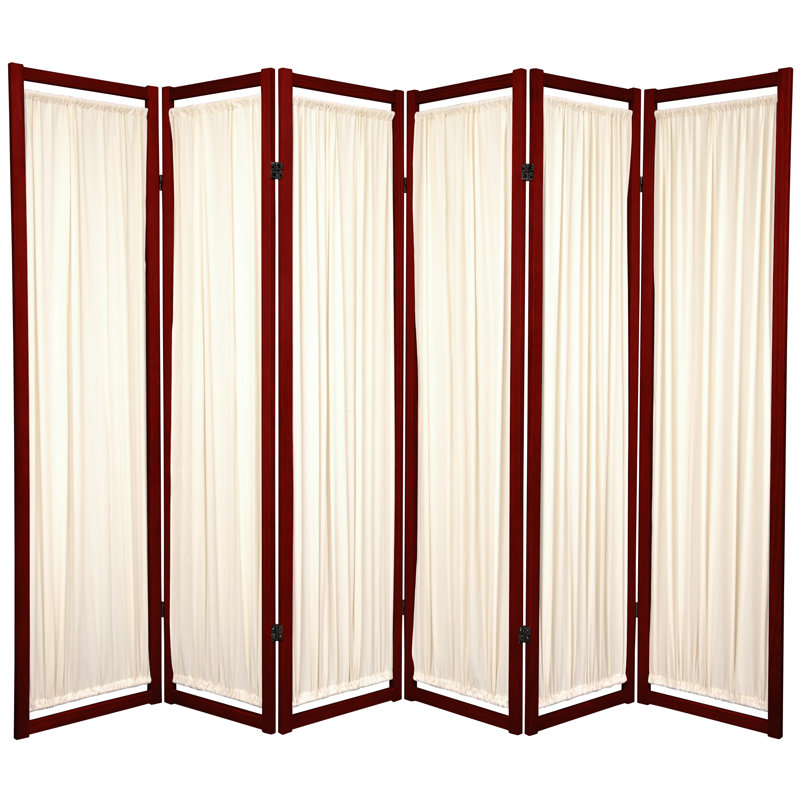 Cloison pliante Michelle H 72 ", Bois de rose, 6