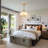 Modern 3-lights Dome Chandelier Dimmable