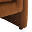 Esly Upholstered Modern Curved Rusted Orange Boucle Barrel Accent Chair-807109100