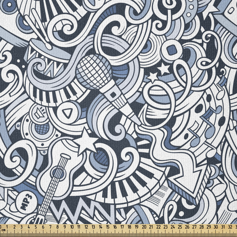 «Popstar Party Fabric» par The Yard, l 36 po x L 180 po