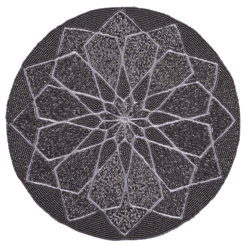 Ensemble de 2 napperons brodés Naughton