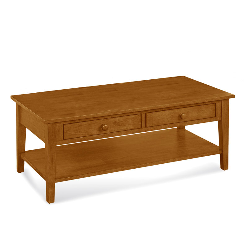 South Hampton Solid Wood Coffee Table, Havana