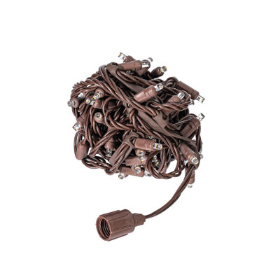  Commercial Grade 50 Light RGB Sealed Single Mold Wide Angle Stretchable Coaxial End-Connecting Non-Rectfied Set