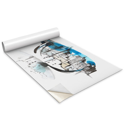 Cassandre 1m x 50cm Matte Peel & Stick Wallpaper Roll