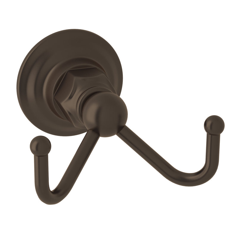 Country Bath Wall Mounted Robe Hook, Tuscan Brass
