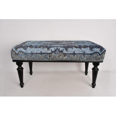 Cotton Upholstered Bench